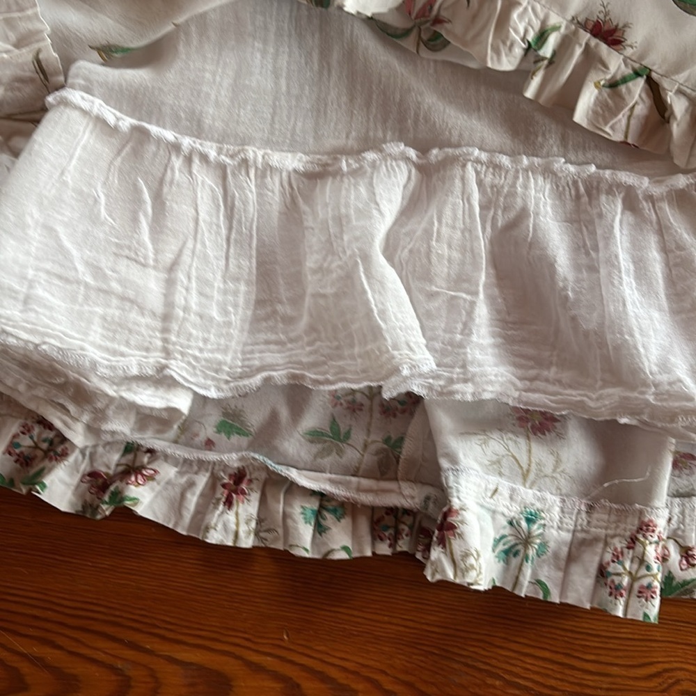 Little Handprint Girls Dress 100% Cotton With Cotton Gauze Lining Size 4 Y - Picture 4 of 10
